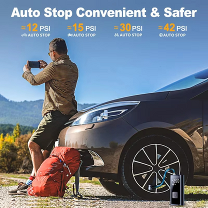 Portable Air Compressor - Cordless Electric Air Compressor for Tires